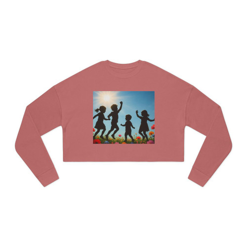 Chasing Sunbeams - Women's Cropped Sweatshirt