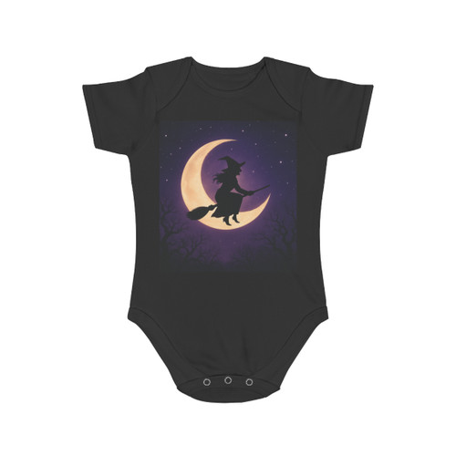 Witching Hour Magic - Short Sleeve Baby Bodysuit
