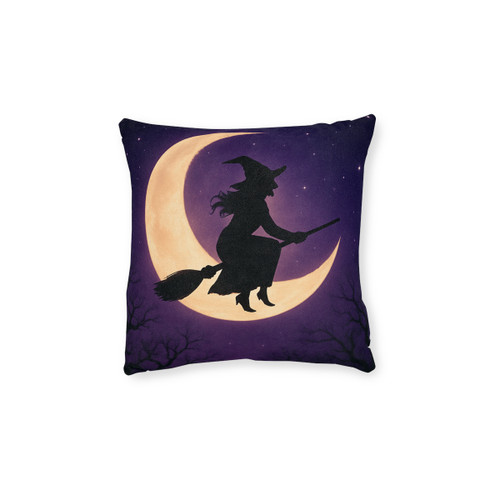 Witching Hour Magic - Square Pillow - Pink Back