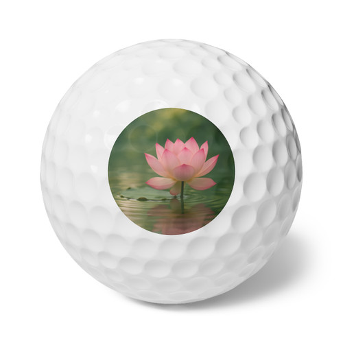 Tranquil Lotus - Golf Balls, 6pcs
