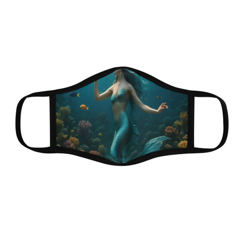Mystical Ocean Dance - Fitted Polyester Face Mask