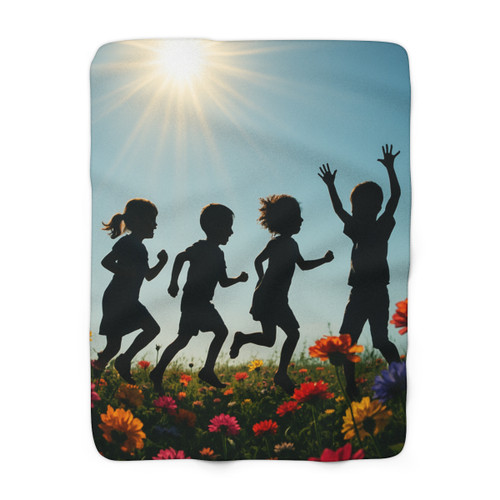 Chasing Sunbeams - Sherpa Fleece Blanket
