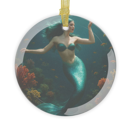 Mystical Ocean Dance - Glass Ornaments