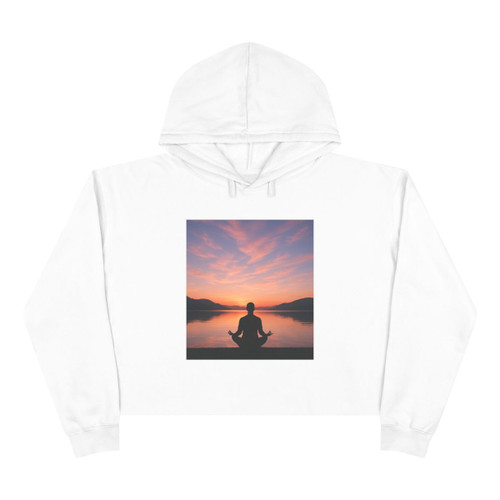 Serenity Within - Crop Hoodie