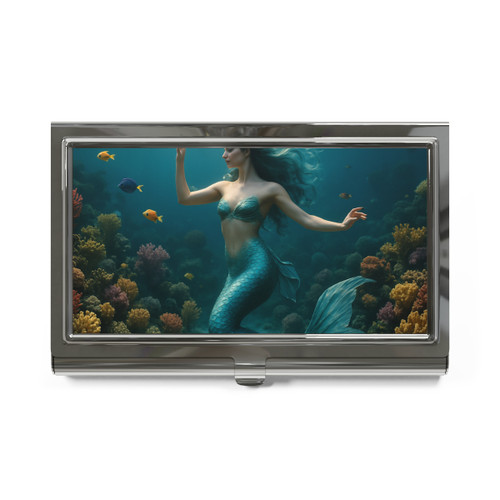 Mystical Ocean Dance - Business Card Holder