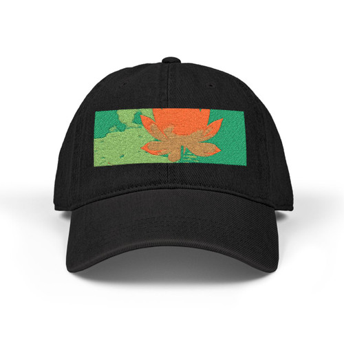Tranquil Lotus - Denim Hat (Embroidery)
