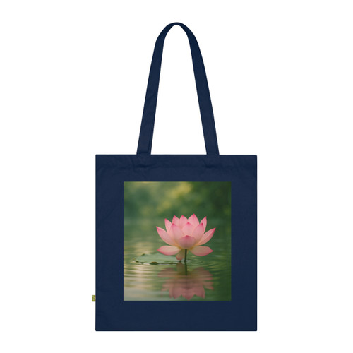 Tranquil Lotus - Organic Cotton Tote Bag Tranquil Lotus - Organic Cotton Tote Bag