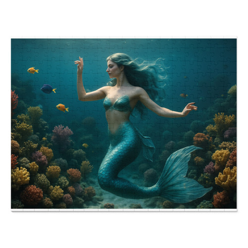 Mystical Ocean Dance - Jigsaw Puzzle with Tin