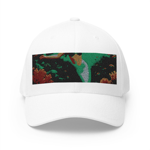 Mystical Ocean Dance - Closed-Back Structured Cap (Embroidery)