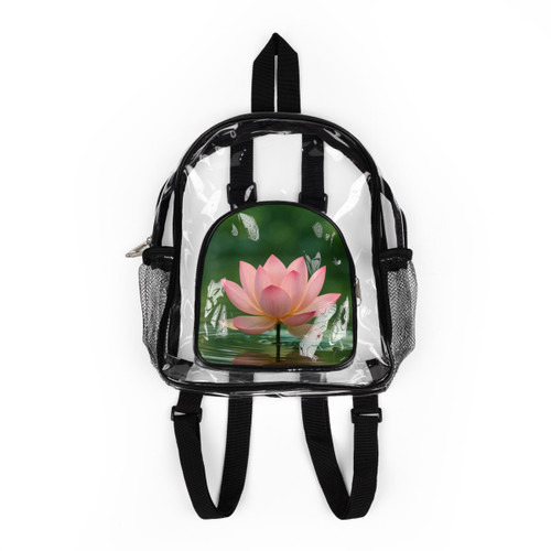 Tranquil Lotus - Clear Stadium Backpack Tranquil Lotus - Clear Stadium Backpack