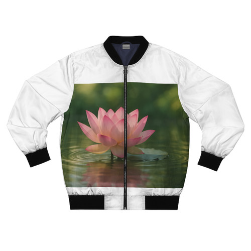 Tranquil Lotus - Men's Bomber Jacket (AOP)