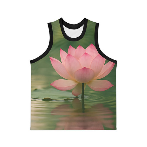 Tranquil Lotus - Unisex Basketball Jersey (AOP)