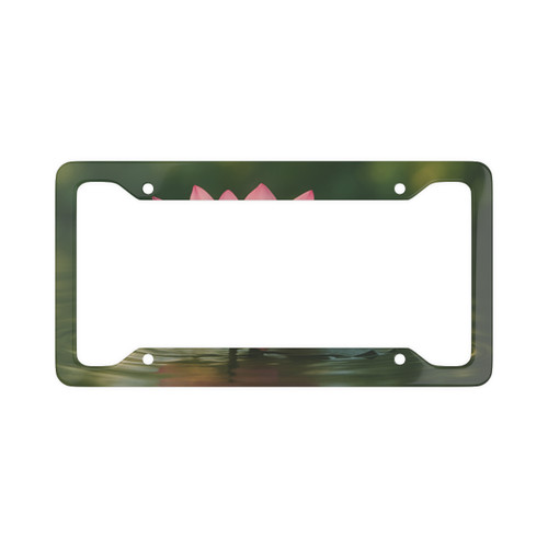 Tranquil Lotus - License Plate Frame