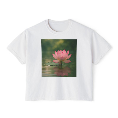 Tranquil Lotus - Women's Boxy Tee