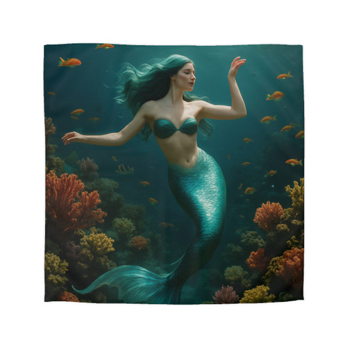 Mystical Ocean Dance - Microfiber Duvet Cover