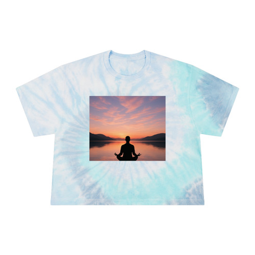 Serenity Within - Women's Tie-Dye Crop Tee