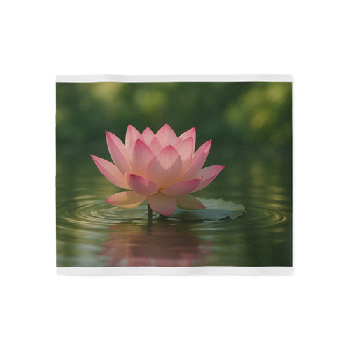 Tranquil Lotus - Sweatshirt Blanket