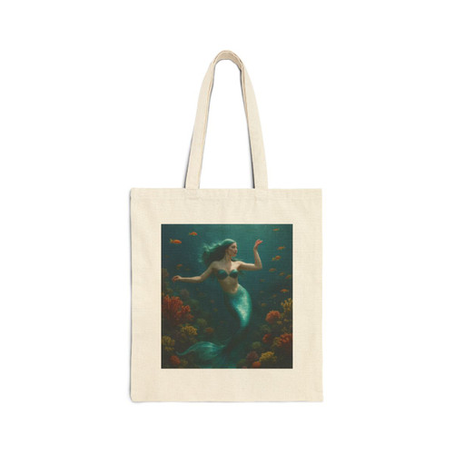 Mystical Ocean Dance - Cotton Canvas Tote Bag Mystical Ocean Dance - Cotton Canvas Tote Bag
