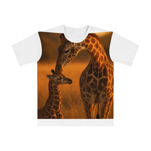 Nurturing Giraffe Care - Men's Loose T-shirt (AOP)
