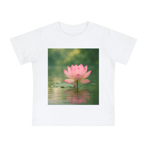 Tranquil Lotus - Baby Short Sleeve T-Shirt