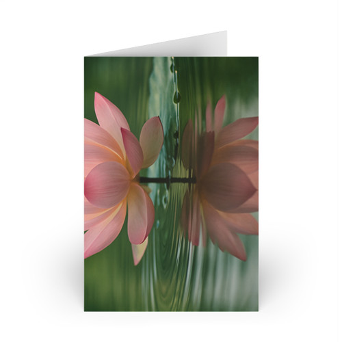 Tranquil Lotus -  Greeting Cards (1 or 10-pcs)