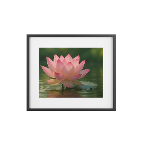 Tranquil Lotus - Framed Posters, Matte