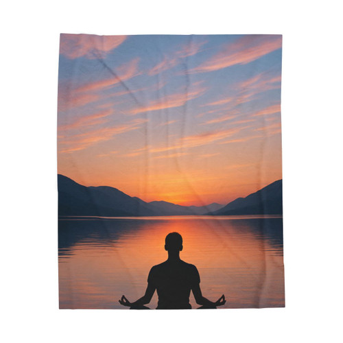 Serenity Within - Velveteen Plush Blanket