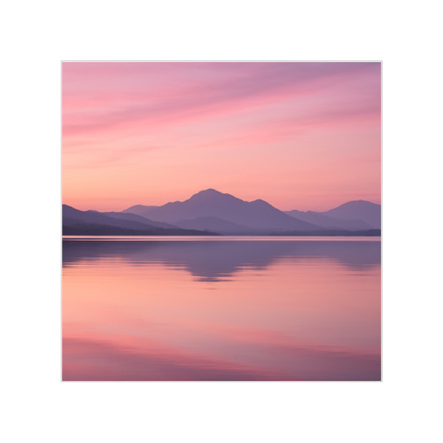Calm Waters - Transparent Outdoor Stickers, Square, 1pc
