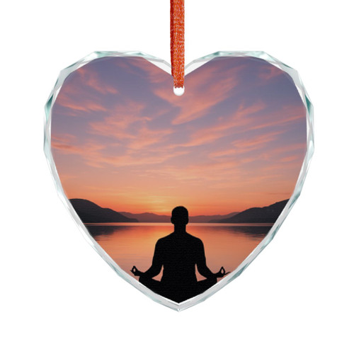 Serenity Within - Crystal Glass Ornament