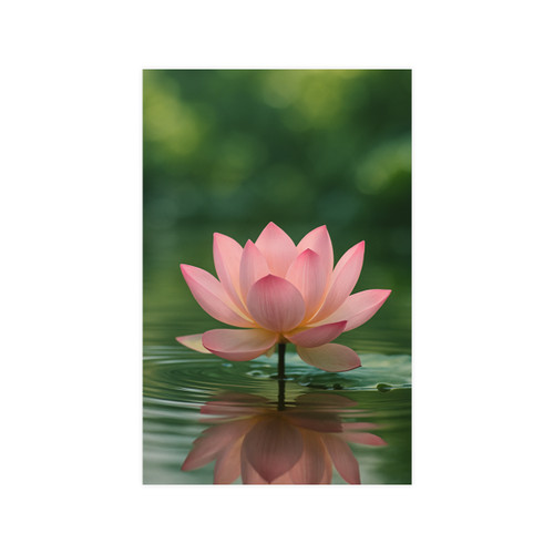 Tranquil Lotus - Vertical and Horizontal Matte Posters
