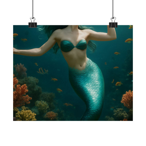 Mystical Ocean Dance - Matte Horizontal Posters