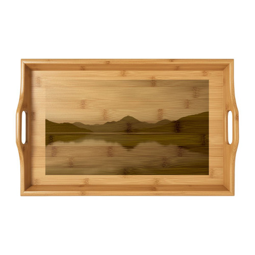 Calm Waters - Bamboo Serving Tray (Engraving)