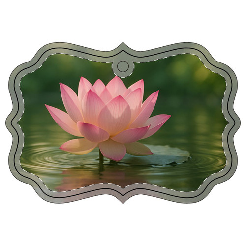 Tranquil Lotus - Acrylic Ornament (Multi-depth)