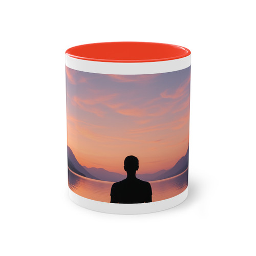 Serenity Within - Two-Tone Coffee Mug, 11oz