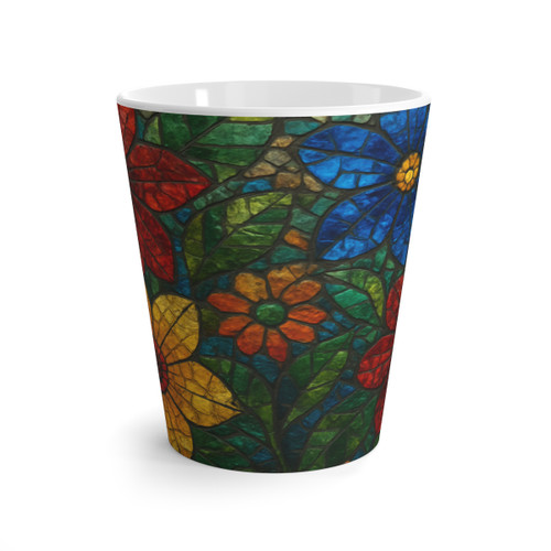 Nature's Mosaic Dance - Latte Mug