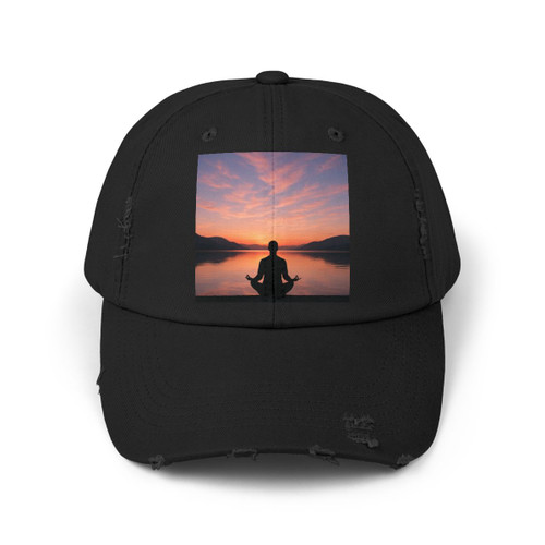 Serenity Within - Unisex Distressed Cap