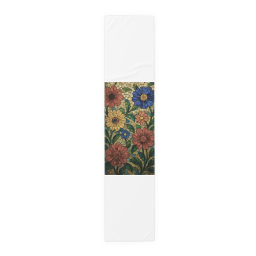 Nature's Mosaic Dance - Table Runner (Cotton, Poly)