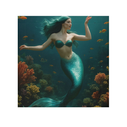 Mystical Ocean Dance - Face Towel