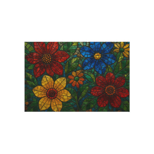 Nature's Mosaic Dance - Outdoor Rug