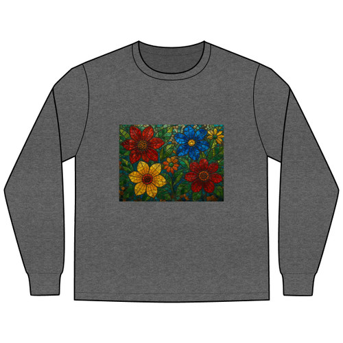 Nature's Mosaic Dance - Men's Long Sleeve Tee