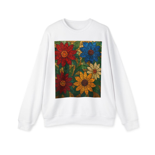 Nature's Mosaic Dance - Unisex Drop Shoulder Sweatshirt