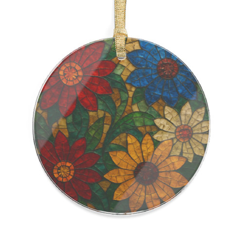 Nature's Mosaic Dance - Acrylic Ornaments