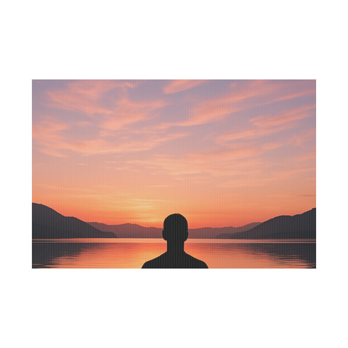 Serenity Within - Plastic Yard Sign