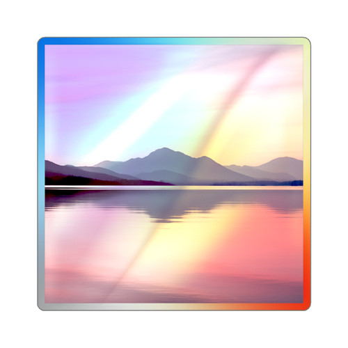 Calm Waters - Holographic Die-cut Stickers