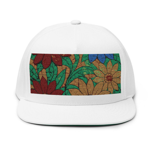 Nature's Mosaic Dance - Flat Bill Cap (Embroidery)