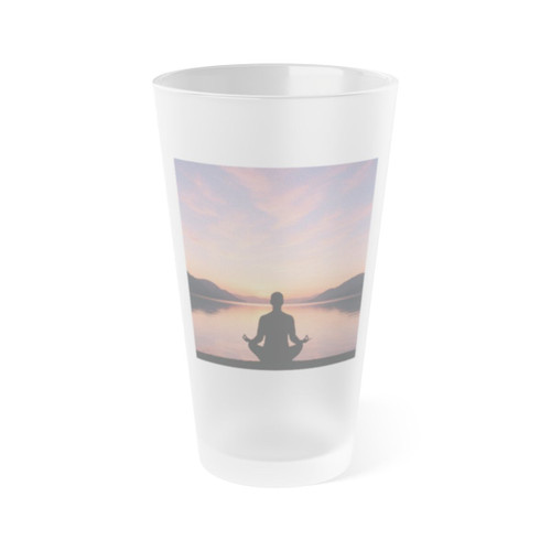 Serenity Within - Frosted Pint Glass, 16oz