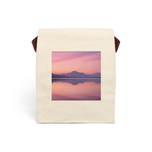 Calm Waters - Canvas Lunch Bag With Strap