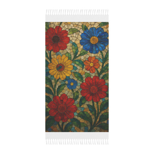 Nature's Mosaic Dance - Boho Beach Cloth