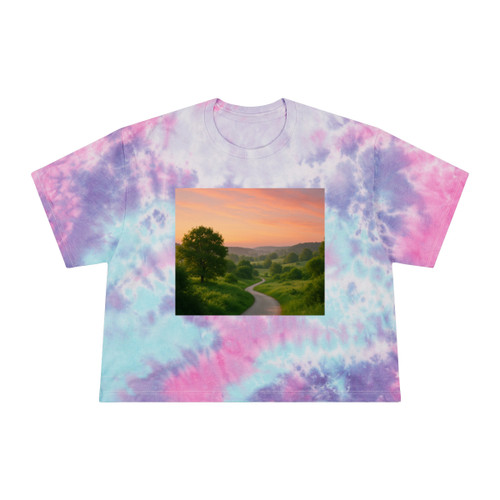 Embrace Your Journey - Women's Tie-Dye Crop Tee