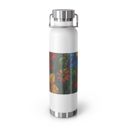 Nature's Mosaic Dance - Copper Vacuum Insulated Bottle, 22oz